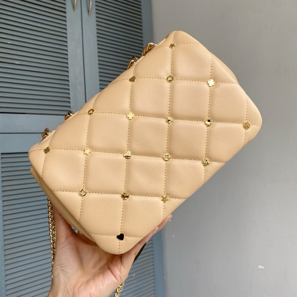 Tory Burch new sheepskin Chain Shoulder  bag